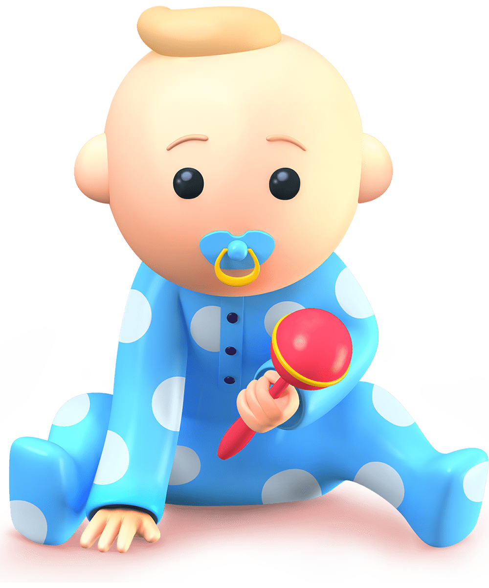 Baby with pacifier