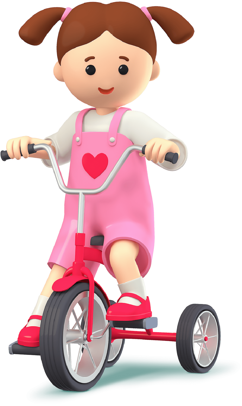 Toddler on a tricycle
